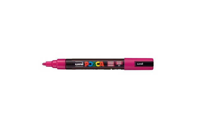 CANETA UNI POSCA PC-5M MEDIUM ROSA CETIM