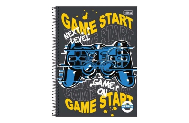 CADERNO UNIVERSITÁRIO 10 MATÉRIAS 160 FOLHAS CAPA DURA PEPPER MASCULINO TILIBRA