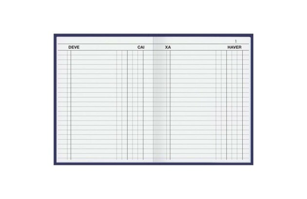 LIVRO CAIXA PEQUENO 100 FOLHAS 153X216MM - CAPA DURA | TILIBRA