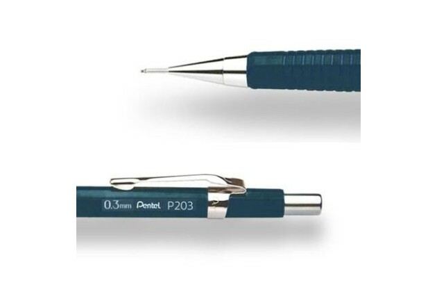 LAPISEIRA 0.3 PENTEL P200 AZUL - GRAFITE TÉCNICO P203JCPB | PENTEL