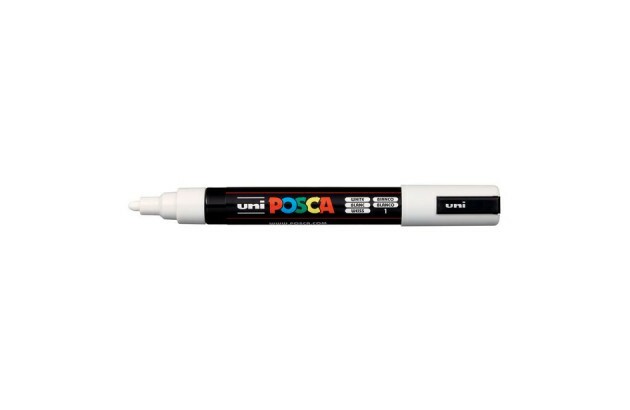CANETA POSCA PC-5MR 1.8-2.5MM BRANCO UNI-BALL