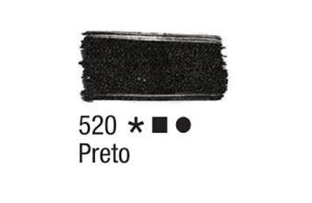 TINTA PARA TECIDO FOSCA 120ML PRETO 520 - UNIDADE | ACRILEX  4112