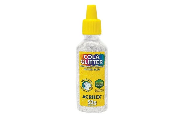 COLA GLITTER 23G CRISTAL 209 ACRILEX 2900