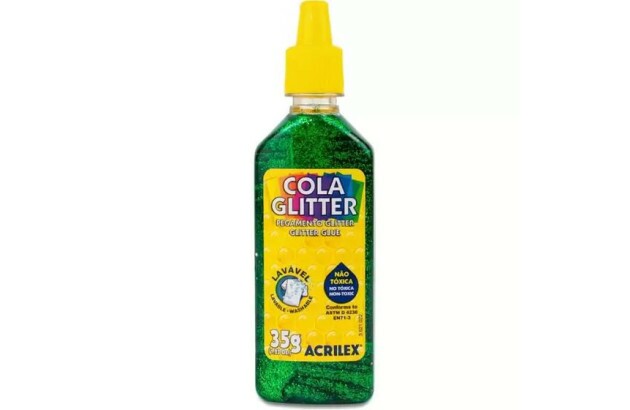 COLA GLITTER 35G VERDE 206 2912 ACRILEX