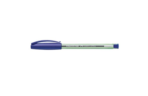 CANETA ESFEROGRAFICA AZUL 0.8 TRILUX 035 FABER CASTELL
