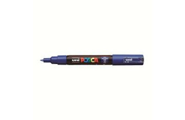 CANETA POSCA PC-1MR AZUL - PONTA EXTRAFINA 0,7MM | UNI-BALL