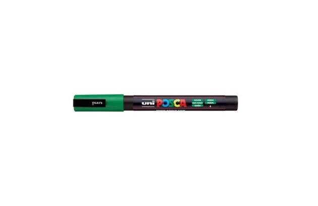 CANETA UNI POSCA PC-3M FINA VERDE