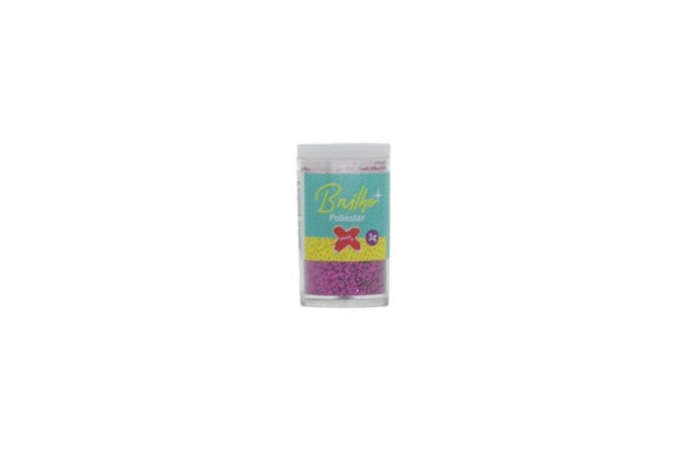 GLITTER ESCOLAR BRILHO 3G PINK MAKE+ 7015