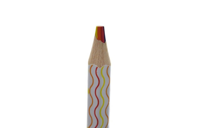 LAPIS DE COR BIG RAINBOW EM MADEIRA SEXTAVADO | BRW LP0001
