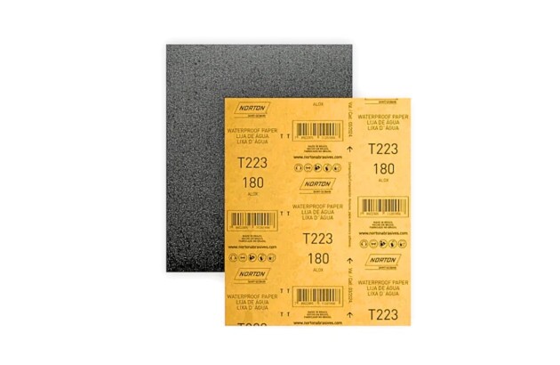 LIXA DAGUA GRÃO 180 225X275 MM T 223 NORTON FOLHA