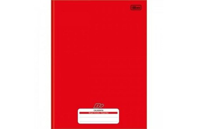 CADERNO DE CALIGRAFIA CAPA DURA COSTURADO 96 FOLHAS D+ VERMELHO 200X275MM - UNIDADE | TILIBRA
