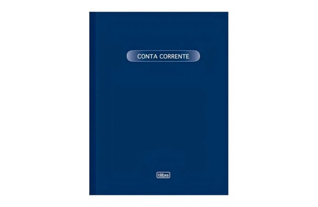 LIVRO CONTA CORRENTE GRANDE 100 FOLHAS 218X319MM - CAPA DURA | TILIBRA