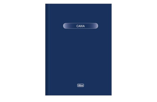 LIVRO CAIXA PEQUENO 50 FOLHAS 153X216MM - CAPA DURA | TILIBRA