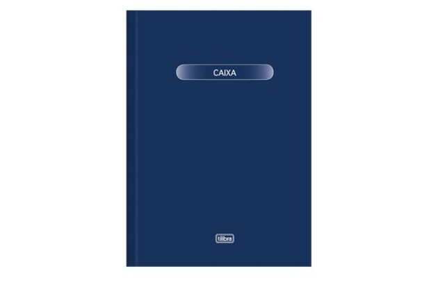 LIVRO CAIXA PEQUENO 100 FOLHAS 153X216MM - CAPA DURA | TILIBRA