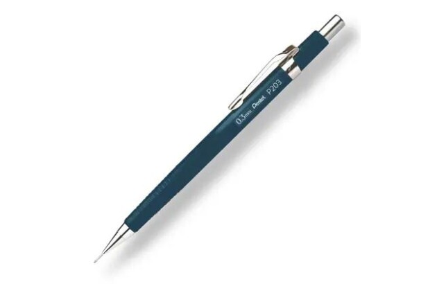 LAPISEIRA 0.3 PENTEL P200 AZUL - GRAFITE TÉCNICO P203JCPB | PENTEL