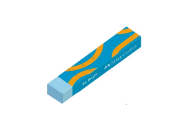 BORRACHA BE BRIGHT AZUL FABER CASTELL
