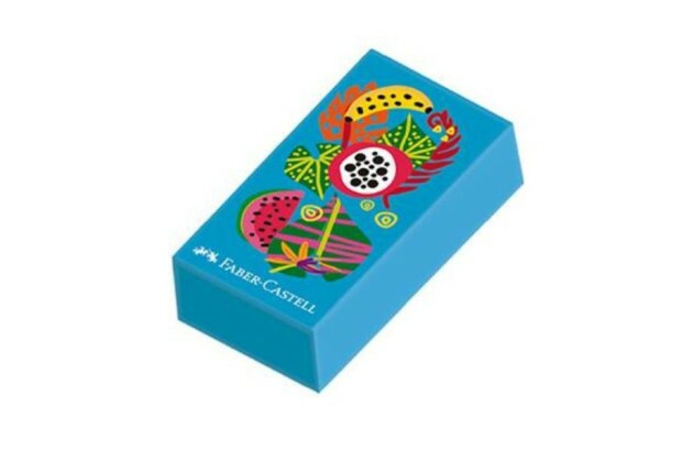 BORRACHA GLIMMER BOTANICA AZUL FABER CASTELL