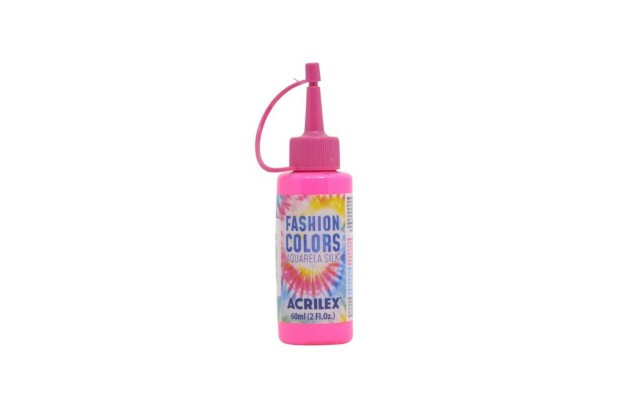 TINTA TECIDO AQUARELA SILK 60ML FASHION COLORS PRETO 520 ACRILEX 4560