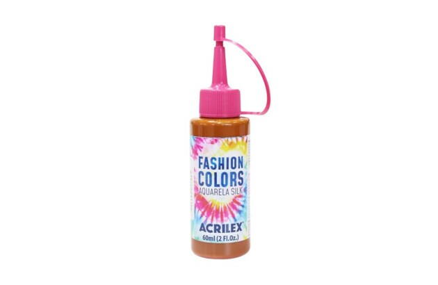 TINTA TECIDO AQUARELA SILK 60ML FASHION COLORS SIENA 539 ACRILEX 4560