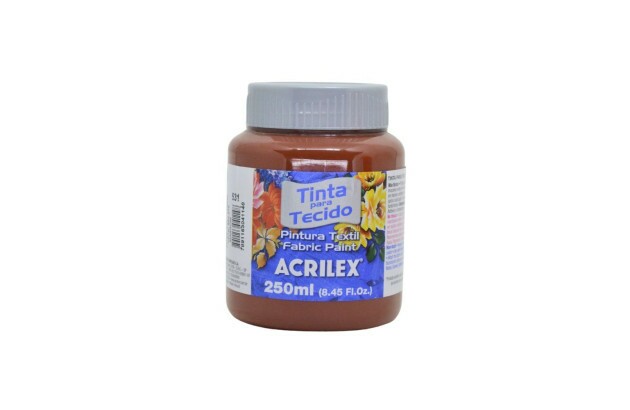 TINTA PARA TECIDO FOSCA 250ML VIOLETA 516 - UNIDADE | ACRILEX 4125