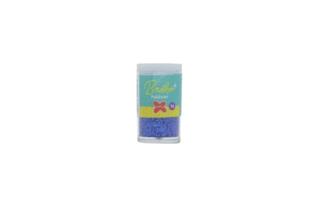 GLITTER ESCOLAR BRILHO AZUL ESCURO 3G MAKE+