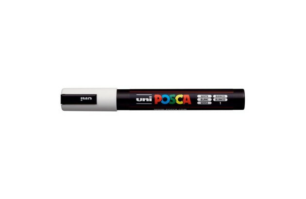 CANETA POSCA PC-5MR 1.8-2.5MM BRANCO UNI-BALL