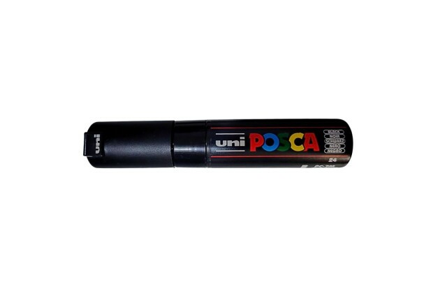 CANETA POSCA PC-7M 4.5 A 5.5 MM PRETO BULLET SHAPED UNI-BALL