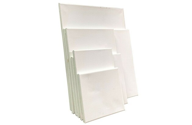 TELA DE PINTURA 40X40 BRANCA 100% ALGODÃO 280G/M² GRAMPO NO VERSO | STALO 9509