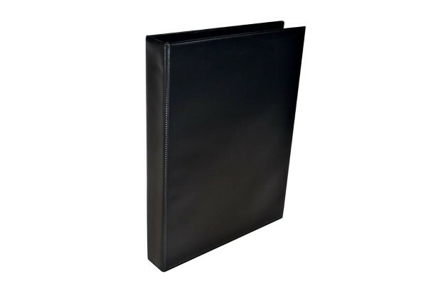 FICHARIO UNIVERSITARIO PVC 2 ARGOLAS PRETO ACP 315.PT