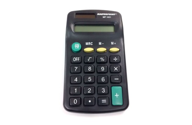CALCULADORA DE BOLSO 8 DÍGITOS MP1031 UND - MASTERPRINT