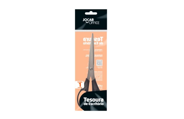 TESOURA DE ESCRITORIO INOX 19,5CM CORTE 7,6CM | JOCAR 91013