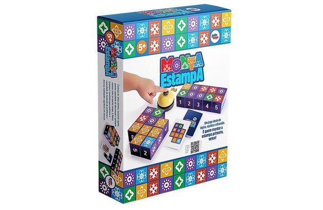BRINQUEDO MONTA ESTAMPA +3 ANOS - RACIOCÍNIO LÓGICO | 1601 PAKITOYS