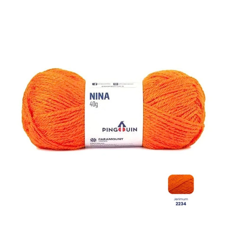 NOVELO DE LA NINA 40G LARANJA JERIMUM 2234 PINGOUIN