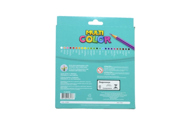 LAPIS DE COR 24 CORES MULTICOLOR SUPER 11.2400N FABER CASTELL