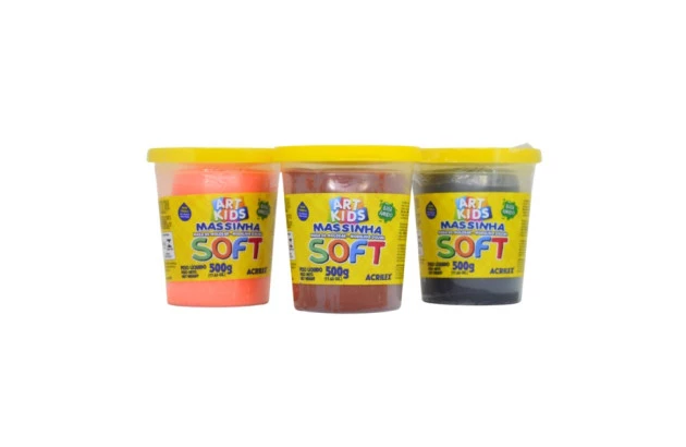 MASSA DE MODELAR SOFT 500G  VERDE 101 7350 ACRILEX