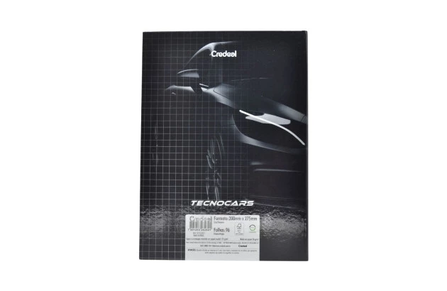 CADERNO UNIVERSITARIO COSTURADO CD 96F TECNOCARS CREDEAL 282601