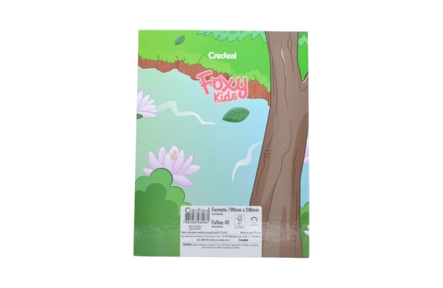 CADERNO DE CALIGRAFIA 40 FOLHAS FOXY KIDS CREDEAL 282281