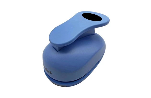 PERFURADOR PAPEL E EVA 76MM OVAL GIGANTE ESPESSURA ATÉ 2MM | MAKE+ 12058