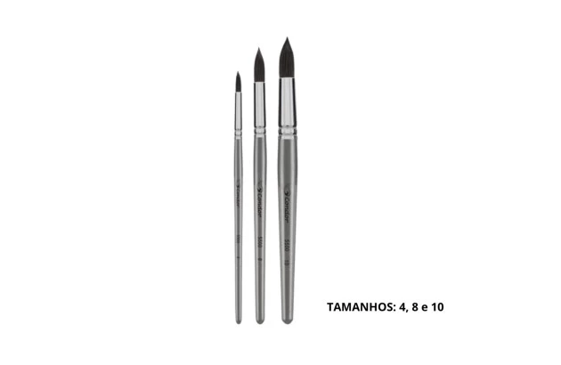 KIT PINCEL AQUARELA 03 UND 5500 CONDOR