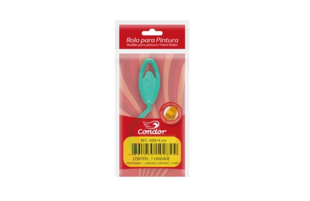 ROLO DE ESPUMA PARA PINTURA 4 CM 989 CONDOR