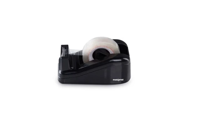 SUPORTE PARA FITA ADESIVA PEQUENO PRETO MX-SF509 MAXPRINT