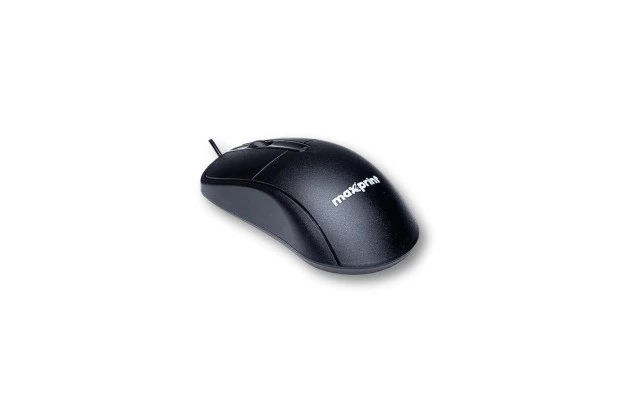MOUSE OFFICEEASY COM FIO USB 2.0 1200DPI PRETO CABO 1.35CM MAXPRINT -  60000154