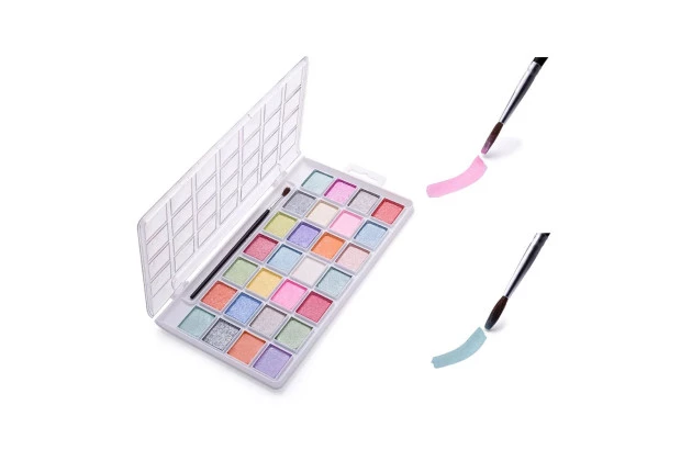 AQUARELA PEROLIZADA 28 CORES PICNIC LEOARTE - 72406
