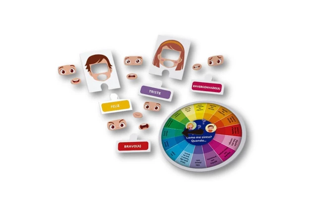 JOGO ACHE E ENCAIXE COMO ESTOU ME SENTINDO - LINHA INCLUSIVA PAIS E FILHOS 791903-1