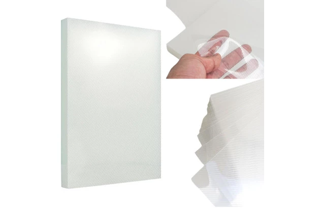 CAPA PARA ENCADERNAÇÃO TRANSPARENTE POLIPROPILENO PACOTE 100 UNIDADES - ESPESSURA 0,30 MM