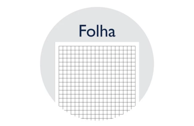 BLOCO QUADRICULADO A4 60G/M² 30 FOLHAS BRANCO 1CM X 1CM – LINHA ESCOLAR CANSON