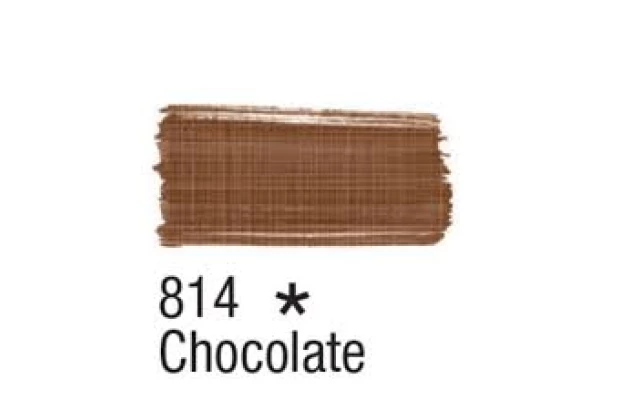 TINTA PARA TECIDO FOSCA 37ML CHOCOLATE 814 ACRILEX 4140