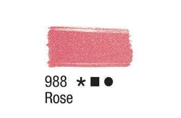 TINTA PARA TECIDO FOSCA 37ML ROSE 988 ACRILEX 4140