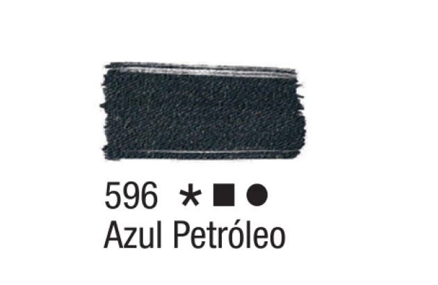 TINTA PARA TECIDO FOSCA 37ML AZUL PETROLEO 596 ACRILEX 4140
