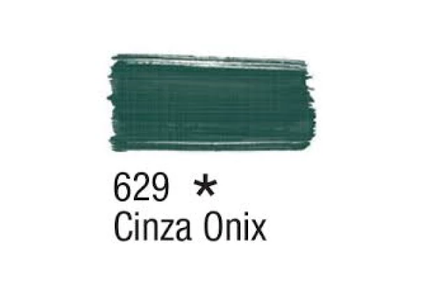 TINTA PARA TECIDO FOSCA 37ML CINZA ONIX 629 ACRILEX 4140